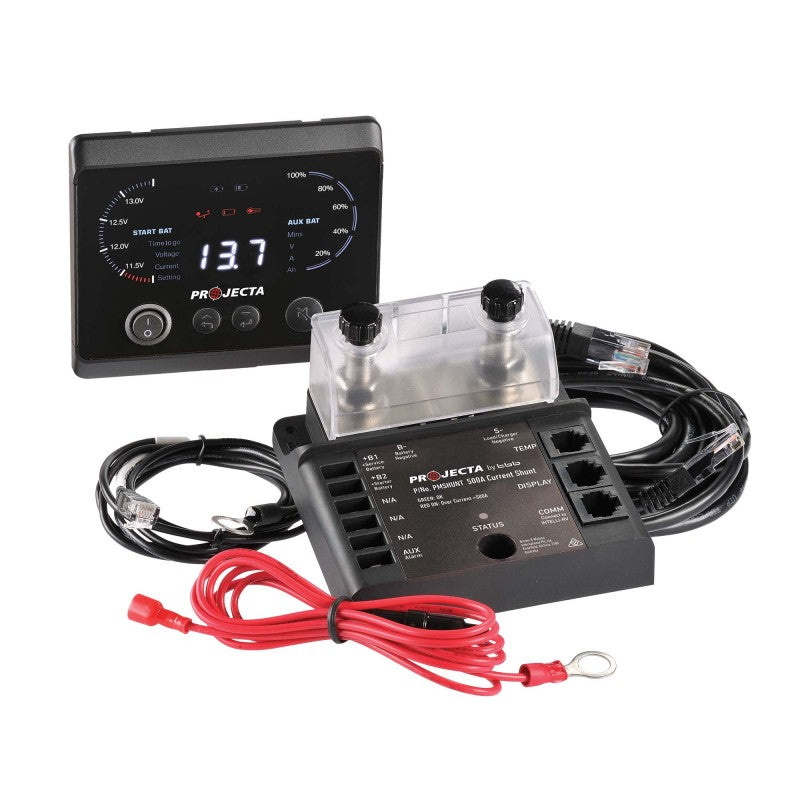 Projecta 500A Bluetooth Battery Monitor — Smart Shunt, iOS & Android