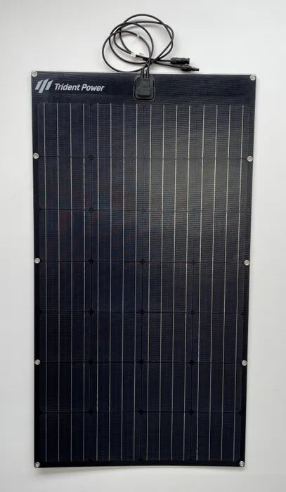 Trident Power 140W Flexible Solar Panel — All-Black, ETFE, MC4