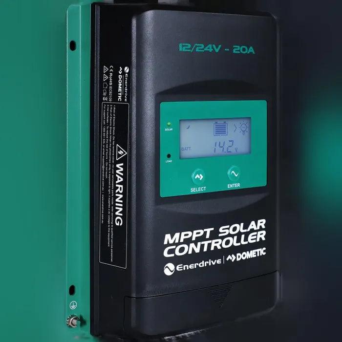Enerdrive 20A MPPT Solar Controller — 12/24V with Display