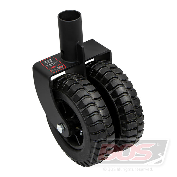 BOS 8" Double 60 Degree Offset Wheel Greaseable