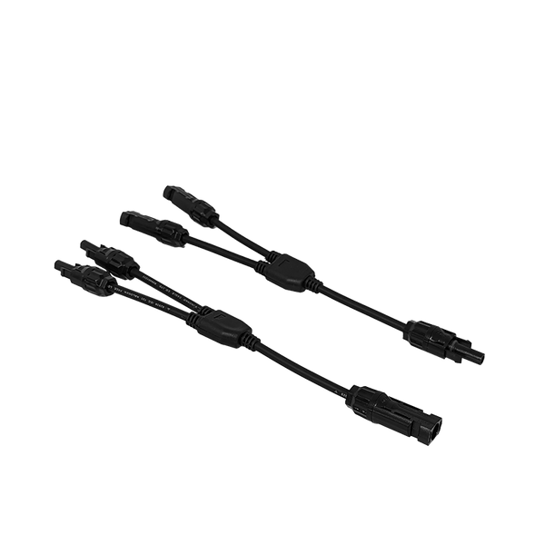 Sphere MC4 Solar Branch Connector — 1 to 2 Panel, 30A
