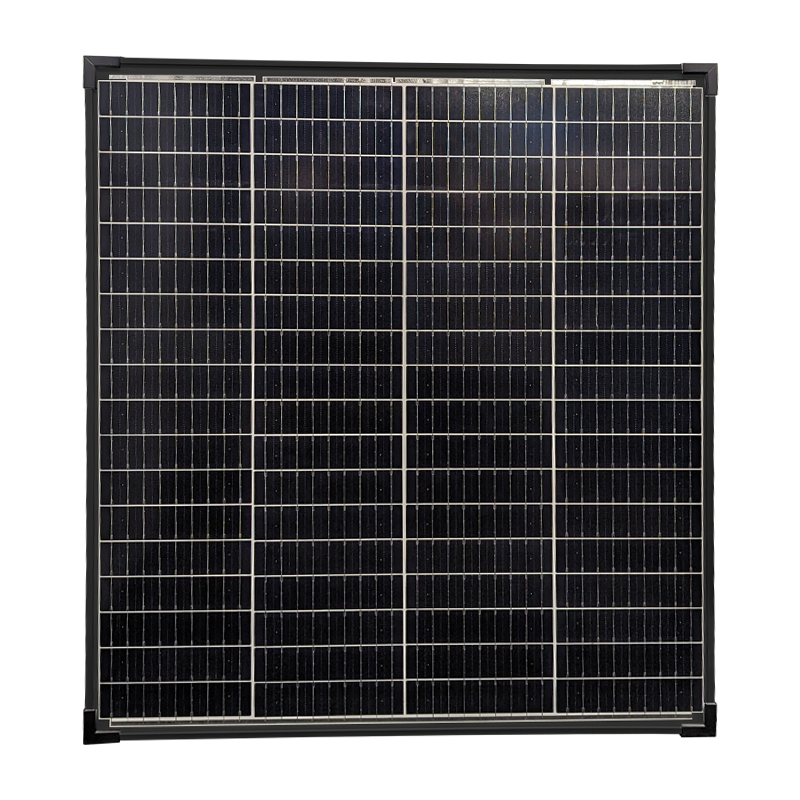 Sphere 100W Twin Cell Solar Panel — Shade Tolerant, Black Frame