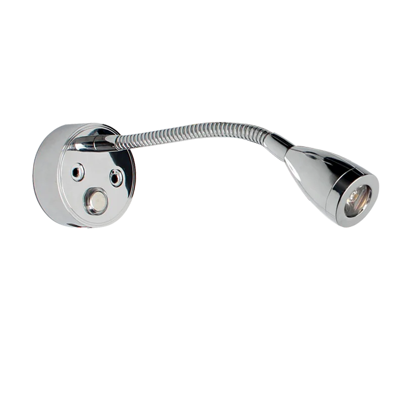 Coast RV 12V LED Aluminium Reading Light with 2A USB