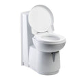Thetford C263 Ceramic Swivel Cassette Toilet — Electric Flush, LED Indicator