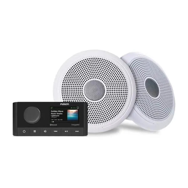 Fusion MS-RA210 Complete Marine Audio Kit with XS Classic Speakers
