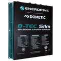 Enerdrive B-TEC 200Ah Slimline Lithium Battery — 83mm Thin, Bluetooth, IP52